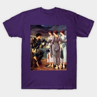 The Arming of Perseus - Edward Coley Burne-Jones T-Shirt